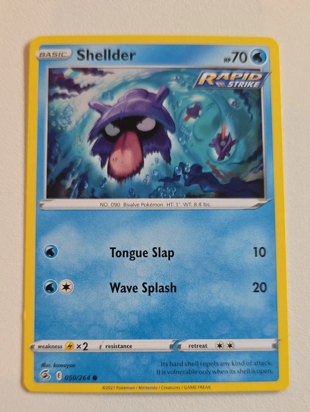 Pokemon Shellder Card - Picture 4 of 5
